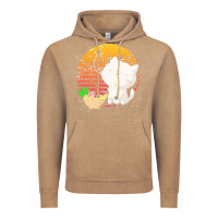 Vintage Coffee cat t  shirt ramen noodles kawaii cat t  shirt Vintage Hoodie - linhVisuals