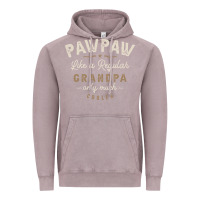 Vintage Zinc Mens Pawpaw Like a Regular Grandpa Funny Fathers Day Vintage Hoodie - linhVisuals