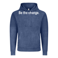 Vintage Denim be the change [tb] Vintage Hoodie - linhVisuals
