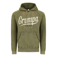 Mens Best Grumpa Ever Funny Grandpa Vintage Hoodie | Teevron