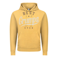 Vintage Mustard Mens Best Grumpa Ever Funny Grandpa Vintage Hoodie - linhVisuals