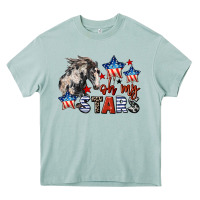 Arona Oh my stars horse 4th of july Heavy Core Tee - CowGirlArtShop