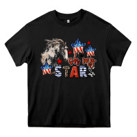 Black Oh my stars horse 4th of july Heavy Core Tee - CowGirlArtShop