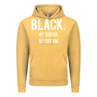 Vintage Mustard black no sugar no cream 02 [tb] Vintage Hoodie - linhVisuals