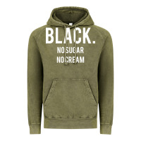 Vintage Olive black no sugar no cream 02 [tb] Vintage Hoodie - linhVisuals