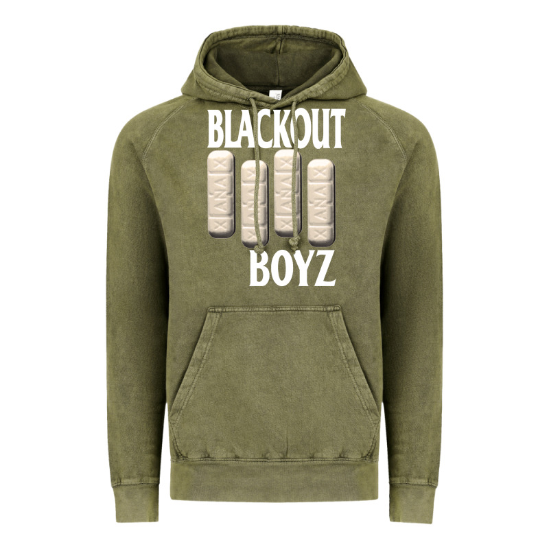 Blackout Boyz Black Vintage Hoodie by linhVisuals | Teevron