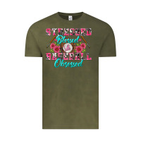 Vintage Olive stressed blessed & baseball obsessed Vintage Tee - BundleAndBundleShop
