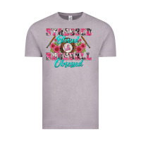 Vintage Zinc stressed blessed & baseball obsessed Vintage Tee - BundleAndBundleShop
