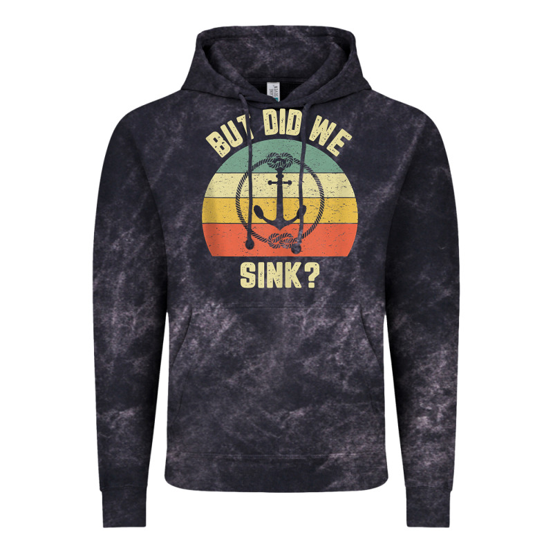 Mens Funny Boating Shirt But Did We Sink Rope Anchor Boat Captain Tank Vintage Hoodie by linhVisuals | Teevron