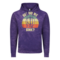 Cloud Purple mens funny boating shirt but did we sink rope anchor boat captain tank Vintage Hoodie - linhVisuals