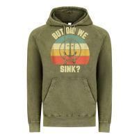 Vintage Olive mens funny boating shirt but did we sink rope anchor boat captain tank Vintage Hoodie - linhVisuals