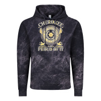 Cloud Black cherokee native american and proud of t shirt Vintage Hoodie - linhVisuals