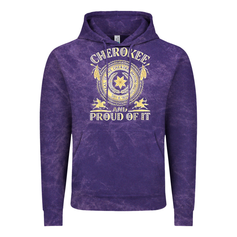 Cherokee Native American And Proud Of T Shirt Vintage Hoodie by linhVisuals | Teevron