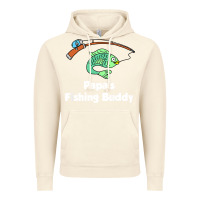 Vintage Artic kids papa's fishing buddy grandson or granddaughter fish t shirt Vintage Hoodie - linhVisuals
