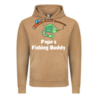 Vintage Camel kids papa's fishing buddy grandson or granddaughter fish t shirt Vintage Hoodie - linhVisuals