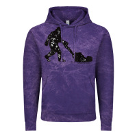 Cloud Purple mens mowing bigfoot   golf course superintendent maintenance turf t sh Vintage Hoodie - linhVisuals
