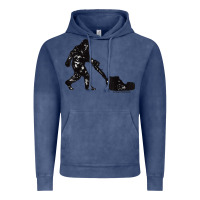 Vintage Denim mens mowing bigfoot   golf course superintendent maintenance turf t sh Vintage Hoodie - linhVisuals