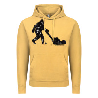 Vintage Mustard mens mowing bigfoot   golf course superintendent maintenance turf t sh Vintage Hoodie - linhVisuals