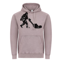 Vintage Zinc mens mowing bigfoot   golf course superintendent maintenance turf t sh Vintage Hoodie - linhVisuals