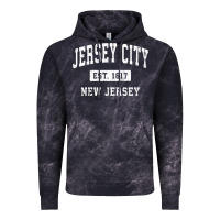 Cloud Black jersey city new jersey nj vintage established sports design pullover h Vintage Hoodie - linhVisuals