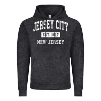 Vintage Black jersey city new jersey nj vintage established sports design pullover h Vintage Hoodie - linhVisuals