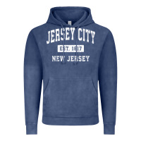 Vintage Denim jersey city new jersey nj vintage established sports design pullover h Vintage Hoodie - linhVisuals