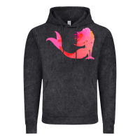 Vintage Black mermaid t  shirt pink mermaid t  shirt Vintage Hoodie - linhVisuals