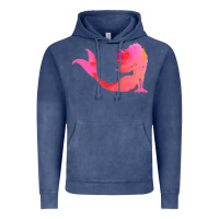 Vintage Denim mermaid t  shirt pink mermaid t  shirt Vintage Hoodie - linhVisuals