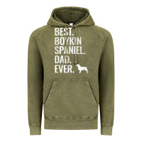 Vintage Olive mens best boykin spaniel dad ever   cool dog owner gift Vintage Hoodie - linhVisuals