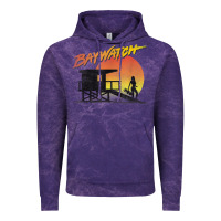 Cloud Purple baywatch lifeguard sunset t shirt Vintage Hoodie - linhVisuals