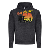 Vintage Black baywatch lifeguard sunset t shirt Vintage Hoodie - linhVisuals