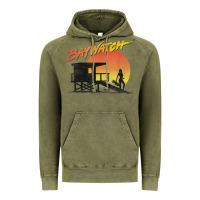 Vintage Olive baywatch lifeguard sunset t shirt Vintage Hoodie - linhVisuals