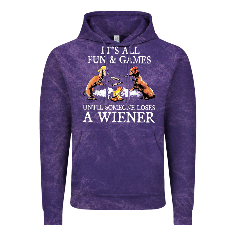 It's All Fun And Games Until Someone Loses A Wiener Shirt Vintage Hoodie by linhVisuals | Teevron