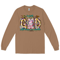 Toasted Coconut With God All Things Are Possible Easter Day Long Sleeve Tee - CowhideDigitalArt