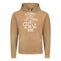 Vintage Camel outside is the best side for outdoor campers and hikers t shirt Vintage Hoodie - linhVisuals
