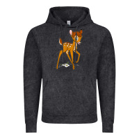Vintage Black bambi Vintage Hoodie - linhVisuals
