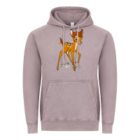 Vintage Zinc bambi Vintage Hoodie - linhVisuals