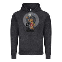 Vintage Black e.t. phone home spaceship flying away premium t shirt Vintage Hoodie - linhVisuals