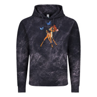 Cloud Black bambi Vintage Hoodie - linhVisuals