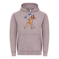 Vintage Zinc bambi Vintage Hoodie - linhVisuals