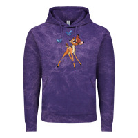 Cloud Purple bambi Vintage Hoodie - linhVisuals