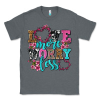 Charcoal Heather love more worry less olivia Classic Tee - OliviaCreatesArt