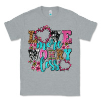 Heather Grey love more worry less olivia Classic Tee - OliviaCreatesArt
