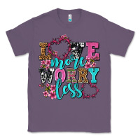 Lavender love more worry less olivia Classic Tee - OliviaCreatesArt