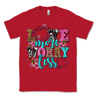 Red love more worry less olivia Classic Tee - OliviaCreatesArt