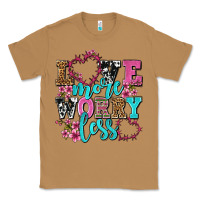 Toasted Coconut love more worry less olivia Classic Tee - OliviaCreatesArt