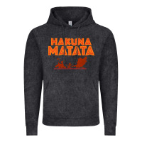 Vintage Black lion king hakuna matata Vintage Hoodie - linhVisuals