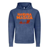 Vintage Denim lion king hakuna matata Vintage Hoodie - linhVisuals