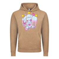 Vintage Coffee bunny pastel goth voodoo doll t shirt Vintage Hoodie - linhVisuals