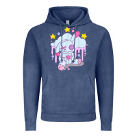 Vintage Denim bunny pastel goth voodoo doll t shirt Vintage Hoodie - linhVisuals